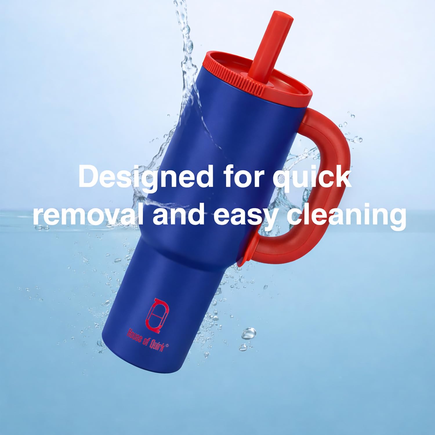 1200ml Insulated Stainless Steel Tumbler with Handle