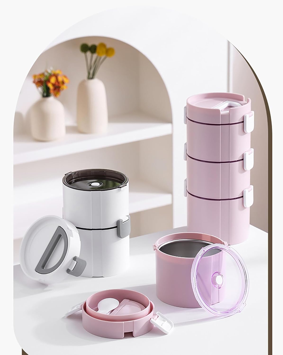 3-Layer 304 Stainless Steel Lunch Box