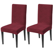 Stretchable Jacquard Chair Cover – 220 GSM-Maroon