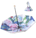 Elegant Compact Travel Folding Umbrella With Pouch