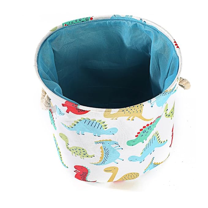 Round Laundry Basket Cute Cartoon Cloth Storage (Toys)