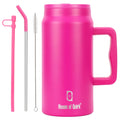 1500ML Mug Tumbler with Handle and Straw Lid