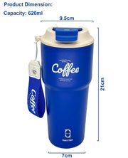 Luxury Cosmetic Storage Box & 620ML Stainless Steel Insulated Travel Mug Set