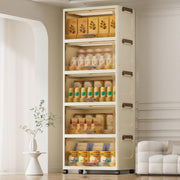 Foldable Storage Box, Closet Organizers and Storage (48 cm, Beige)