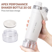 APEX 591ml Stainless Steel Gym Protein Shaker
