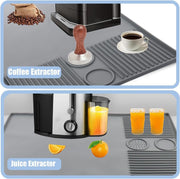 Silicone Coffee Mat For Counter Raised Spill Proof Edge