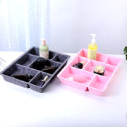 Felt Drawer Organizer Tray 6 Compartment
