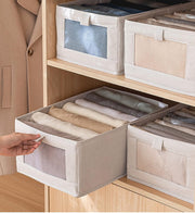 Durable and Versatile Closet Organizers and Storage Baskets Beige - (Pack of 3)