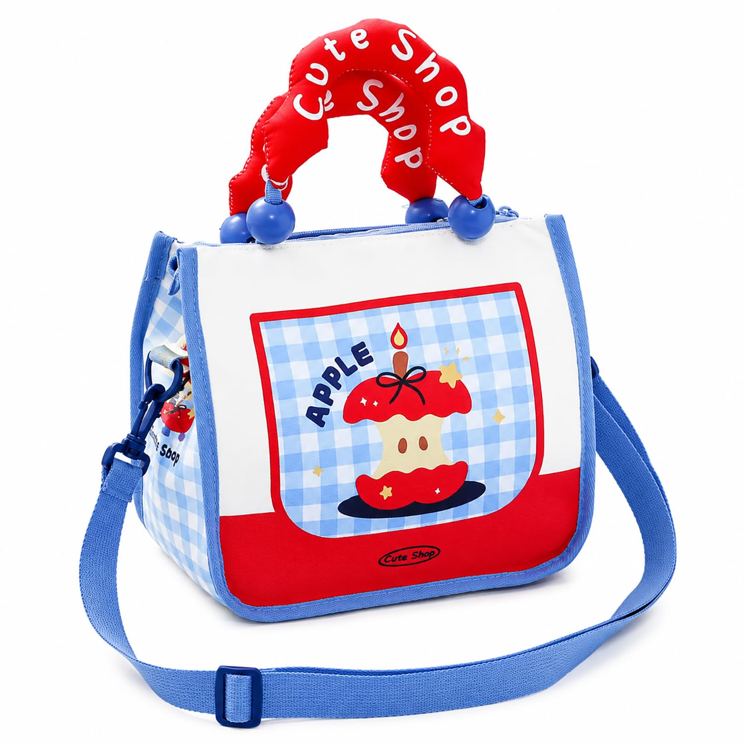 Cute Insulated Lunch Bag for Women, Thermal Lunch Box Bag with Adjustable Strap