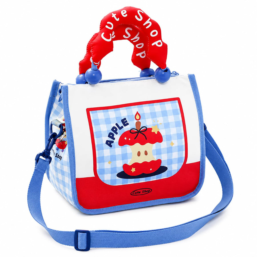 Cute Insulated Lunch Bag for Women, Thermal Lunch Box Bag with Adjustable Strap
