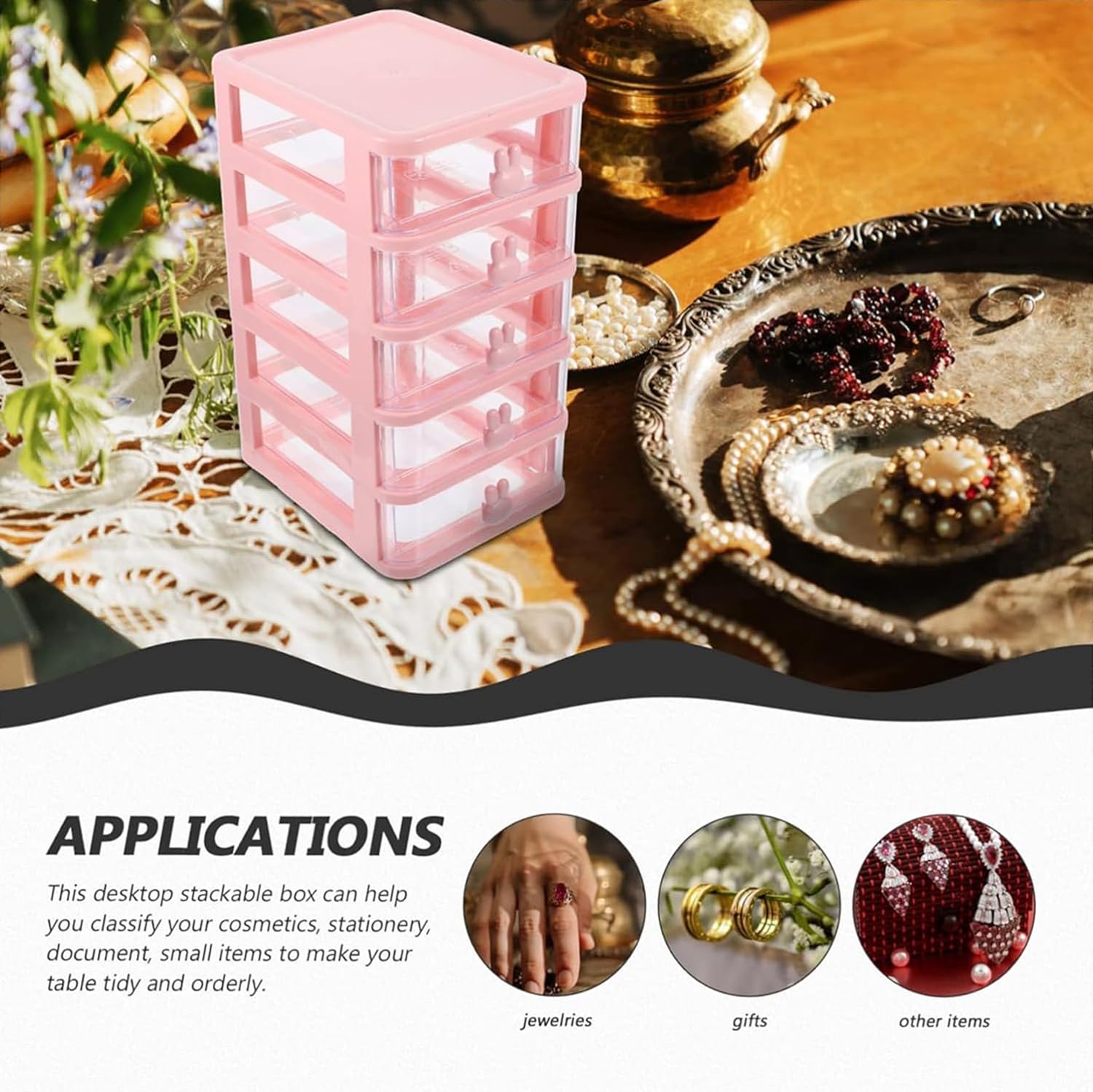 5 Tier Transparent Storage Box