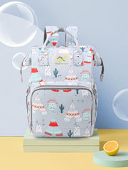 Baby Diaper Bag Maternity Standard Backpack (Grey Winter), 21 Litre