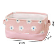 Stylish Floral Storage Basket