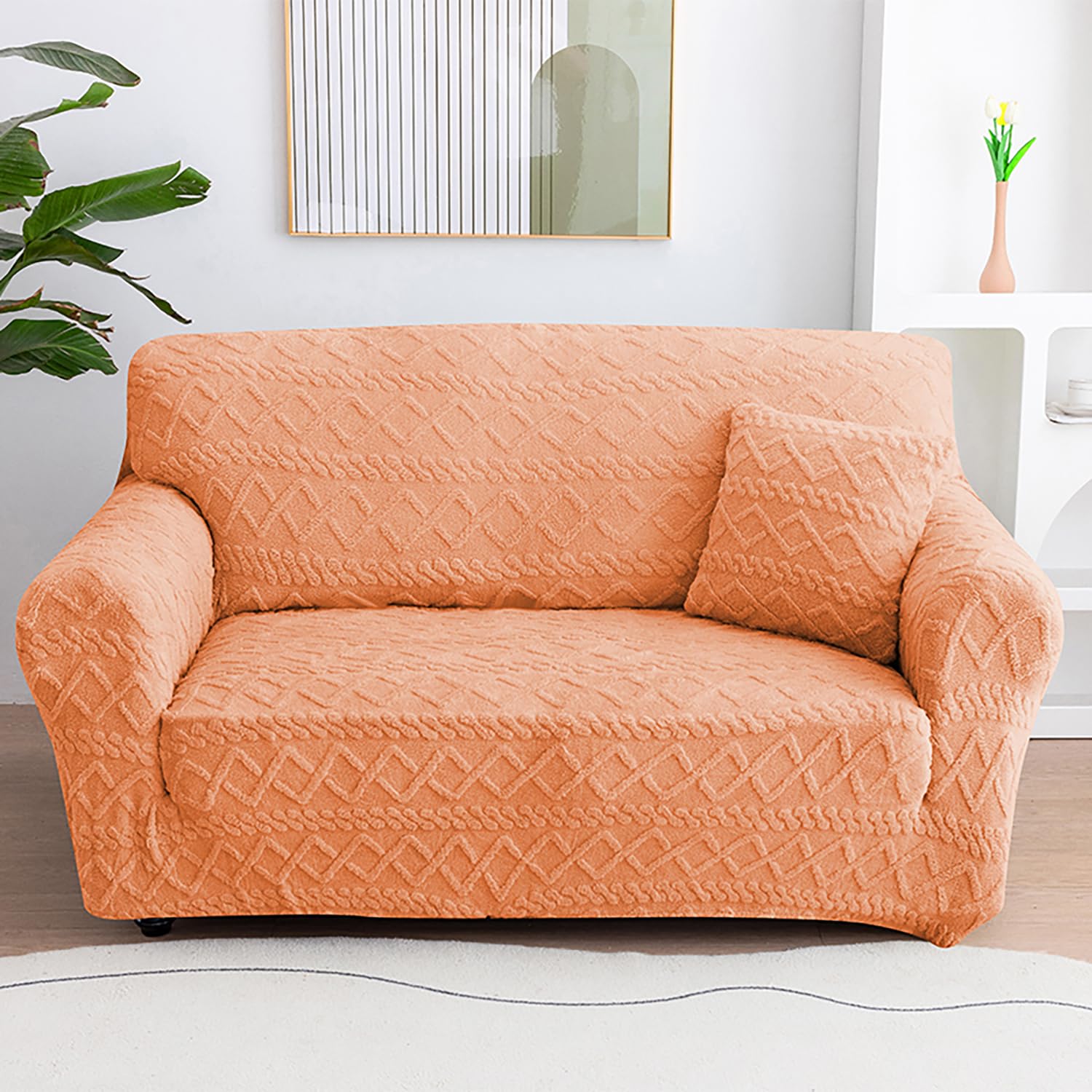 Universal Couch Cover-Orange