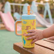 530ML Kids Tumbler Stainless Steel with Handle & Lid