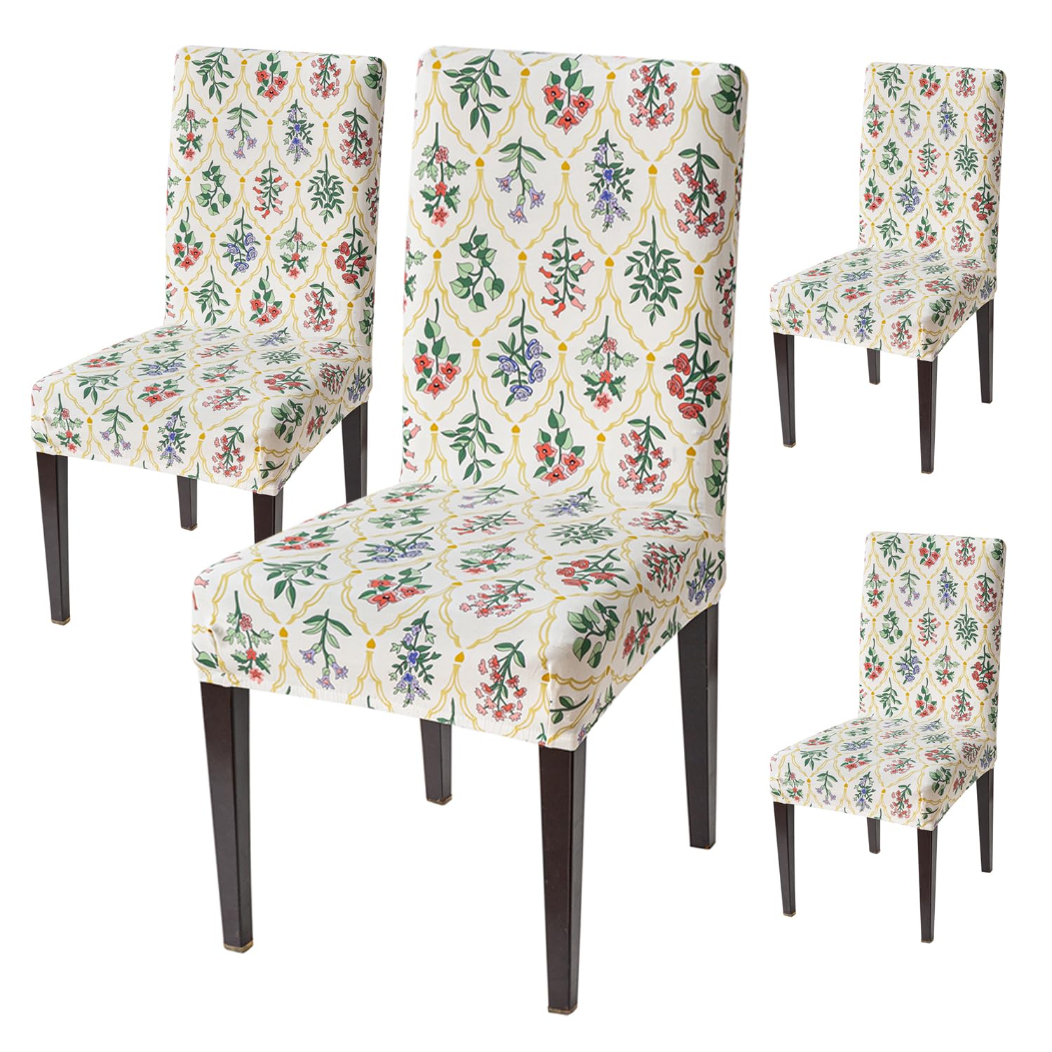 Elastic Chair Cover Stretch Removable Washable (Baghe Bahar)