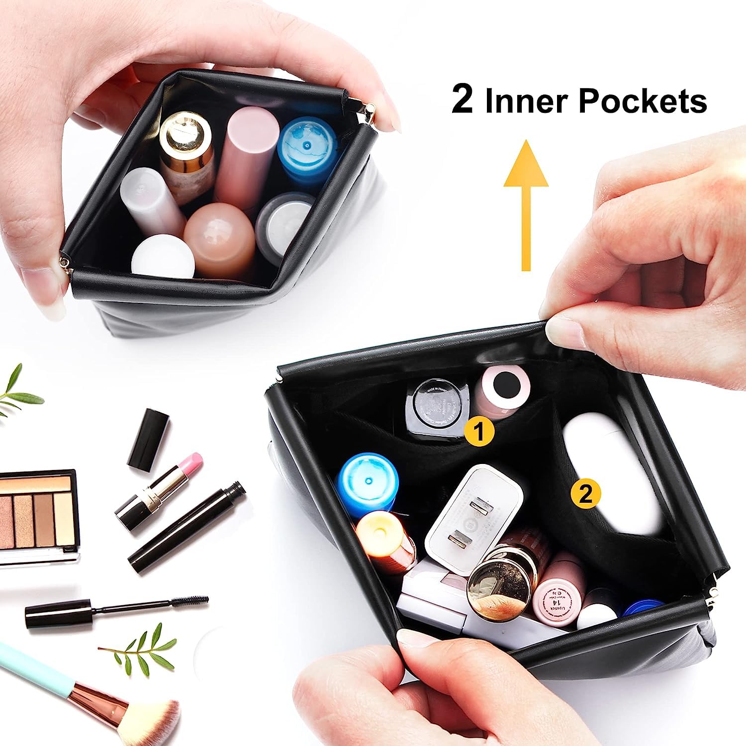 Set of 3 Cosmetic Pouch