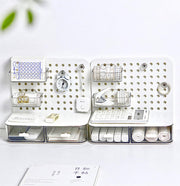 Hook Drawer Type Hole Board Small Card Stand