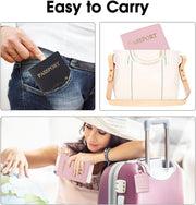 Multi-Functional PU Leather Travel Passport Case