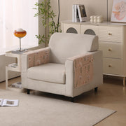 Reversible Printed Quilted Sofa Cover Mats for 1/2/3/4 Seater Sofa Cover- Beige Blush