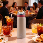 Sippease 950ML Stainless Steel Bottle with Straw