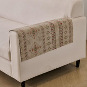 Medina Luxury Sofa Mat Beige Premium Chenille Fabric