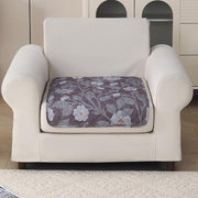 'Gulnaar Series' Printed Quilted Sofa Cover for 1/2/3/4 Seater – Anti-Slip (Walnut Noir)
