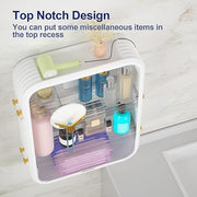 Bathroom Shelves Cabinet Organizer Transparent (White)