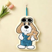 Puppy Shaped Hanging Towels Set of 2 (Puppy)