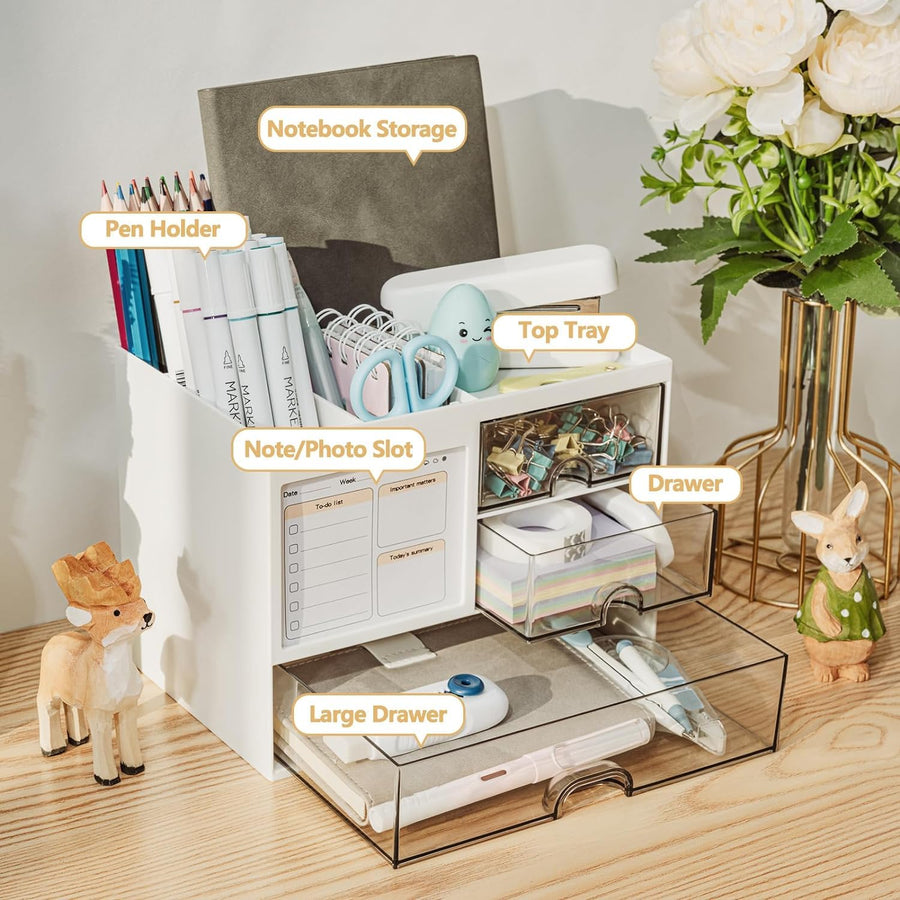 Desk Organizer with 3 Drawer