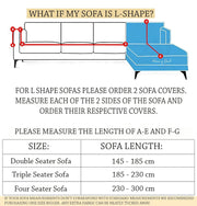 Polyester Spandex Printed Sofa Cover (Stone Grey)