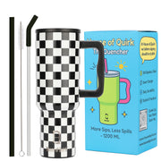 Stainless Steel Vacuum Tumbler with Straw and Lid & Handle - (1200 ML)