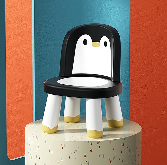 Detachable Baby Chair - Adjustable Plastic Backrest Chair & Stool for Toddlers