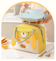 3D Cartoon Animal Insulated Lunch Bag (Teddy)