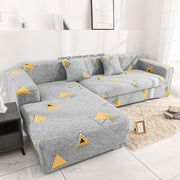 2 Pcs Universal Sectional 140 Gsm Sofa Covers L- Shape (185-230 cm)