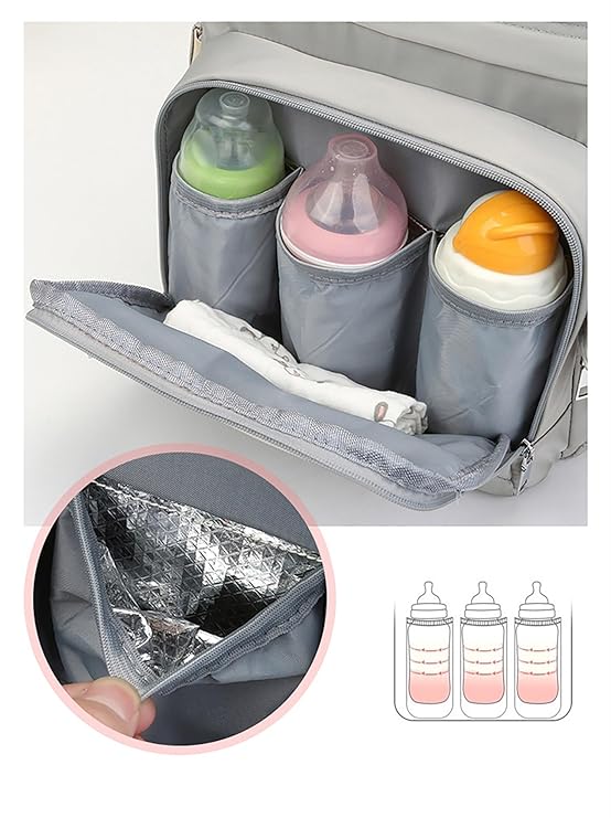 Maternity Backpack Unisex Diaper Bag with Pacifier Case (Duhoi)