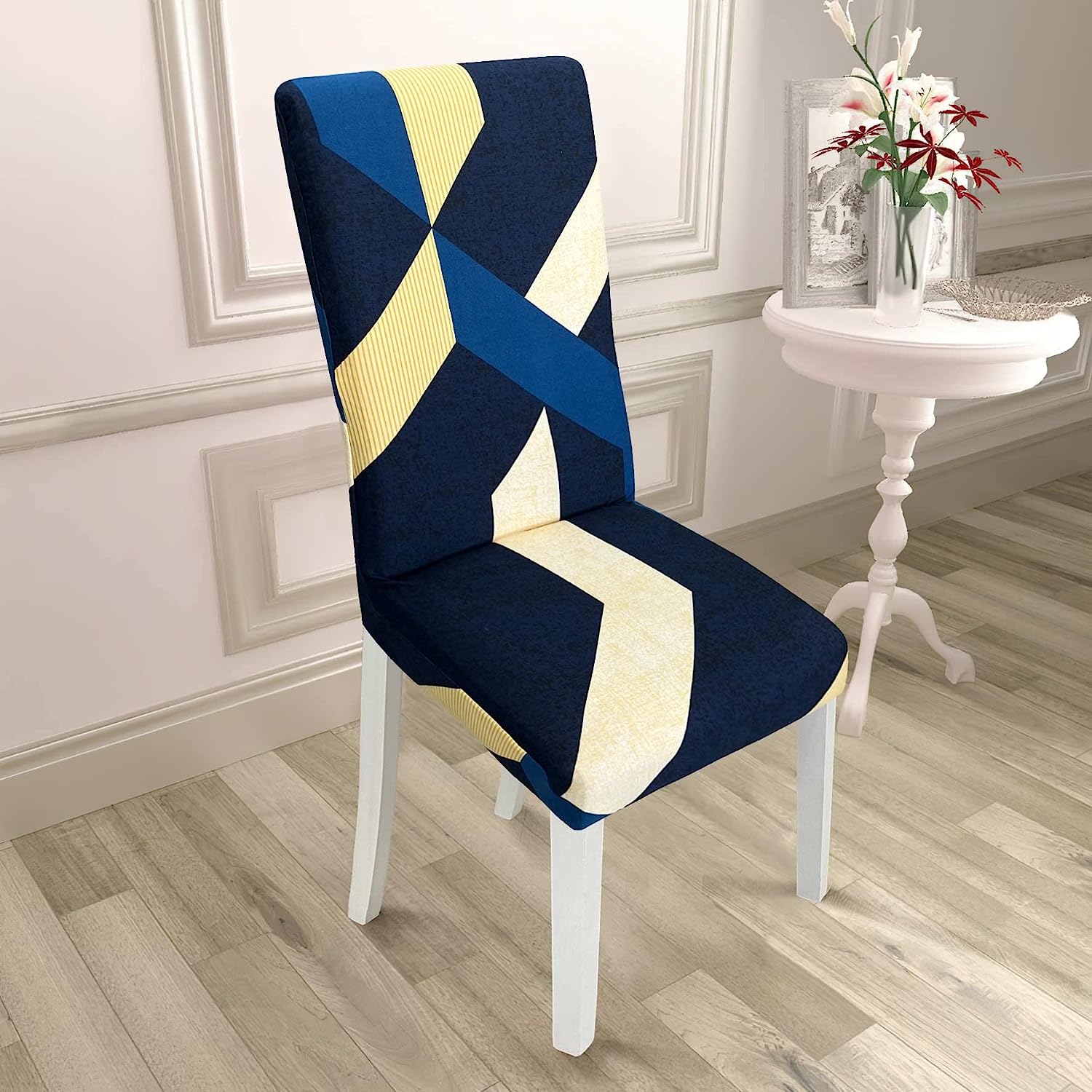 Elastic Chair Cover - Sevoy Blue