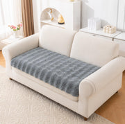 Rabbit Plush Sofa Cover Mat One Seater - Sage