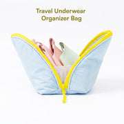 3-in-1 Travel Underwear Organizer Bag - Grey