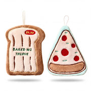 Pizza Bread Shaped Hanging Towels Set of 2 (Pizza/Bread)