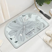 Bath Rug Mat Rubber Non-Slip Quick Dry Absorbent