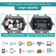Baby Diaper Backpack with Pacifier Case