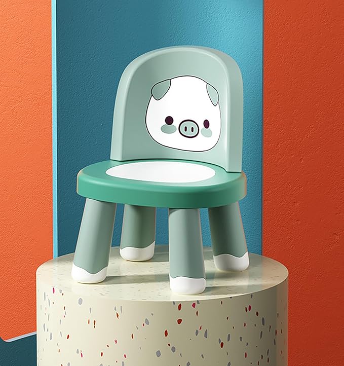 Detachable Baby Chair - Adjustable Plastic Backrest Chair & Stool for Toddlers