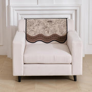Crest Luxury Chenille Sofa Mat - Mocha Chenille Fabric 1 Pc