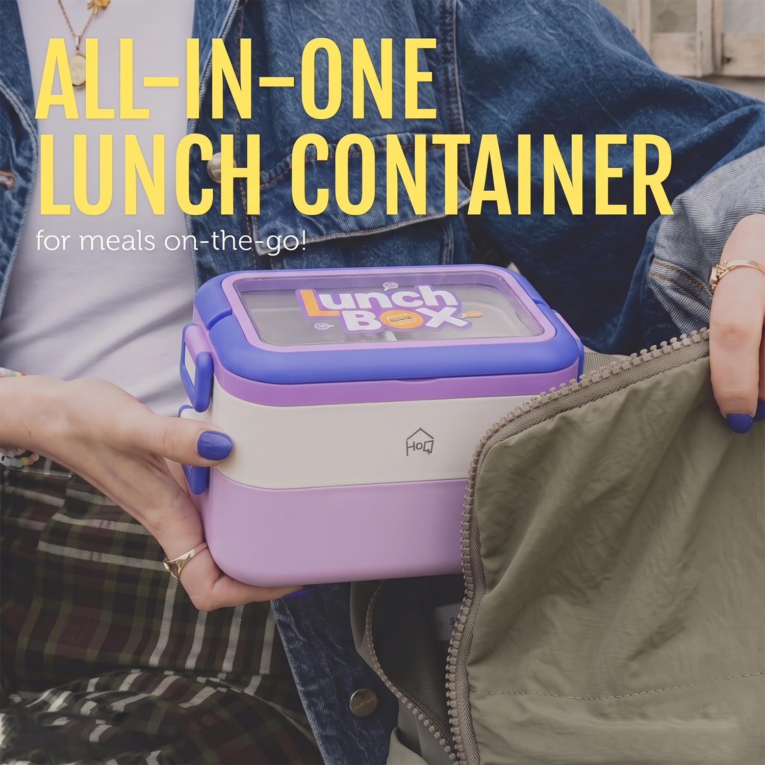 1200ml Stainless Steel Insulated Lunch Box