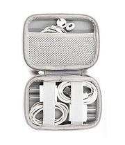 Portable Tech Organizer for Cable, Cord, Adapter, Key Earphone (Grey, Polyester)