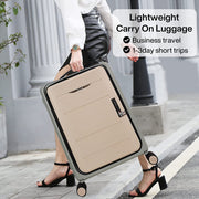 20 Inch Bauble Collapsible Suitcase Foldable Travel with Wheel