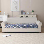 'Aura Petal Series' Quilted Sofa Mat Printed – Anti Slip (Octa Grey)