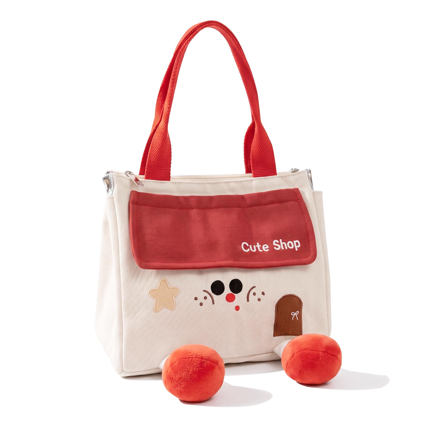 3D Leg Insulated Lunch Bag, Cute Thermal Lunch Tote, Large Capacity Meal Bag