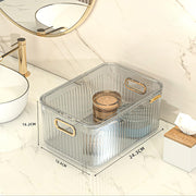 Acrylic Transparent Open Lid Large Decorative Tray